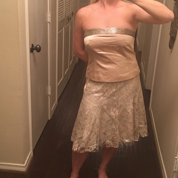 NWT Beaded Strapless Formal Top 🤩 ST3 - Picture 1 of 7